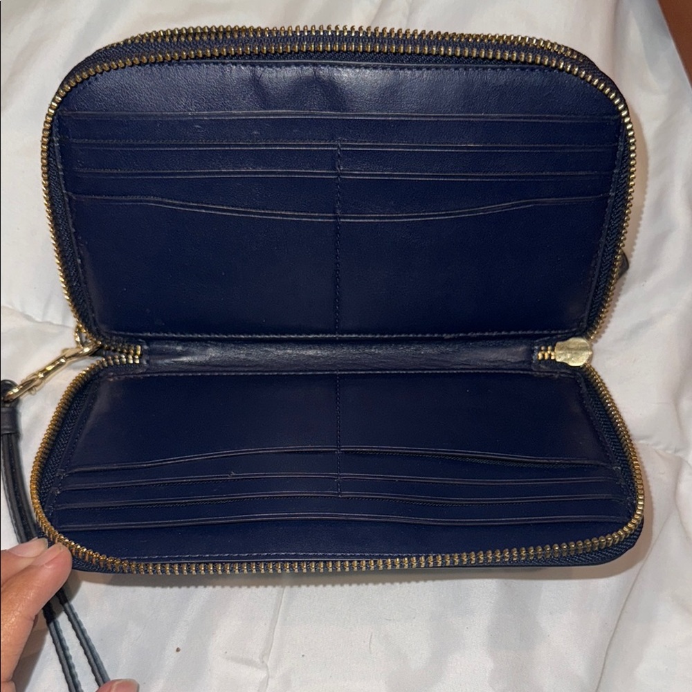 Coach Blue Clutch or Wallet - Picture 7 of 11